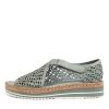 DJANGO & JULIETTE Alkiet Lrg Steel Leather | Espadrilles