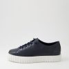 DJANGO & JULIETTE Ormey Navy White Leather Sneakers | Sneakers