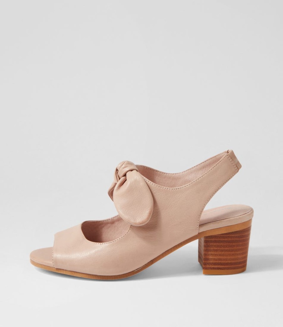 DJANGO & JULIETTE Bassell Cafe Leather Sandals | Heels