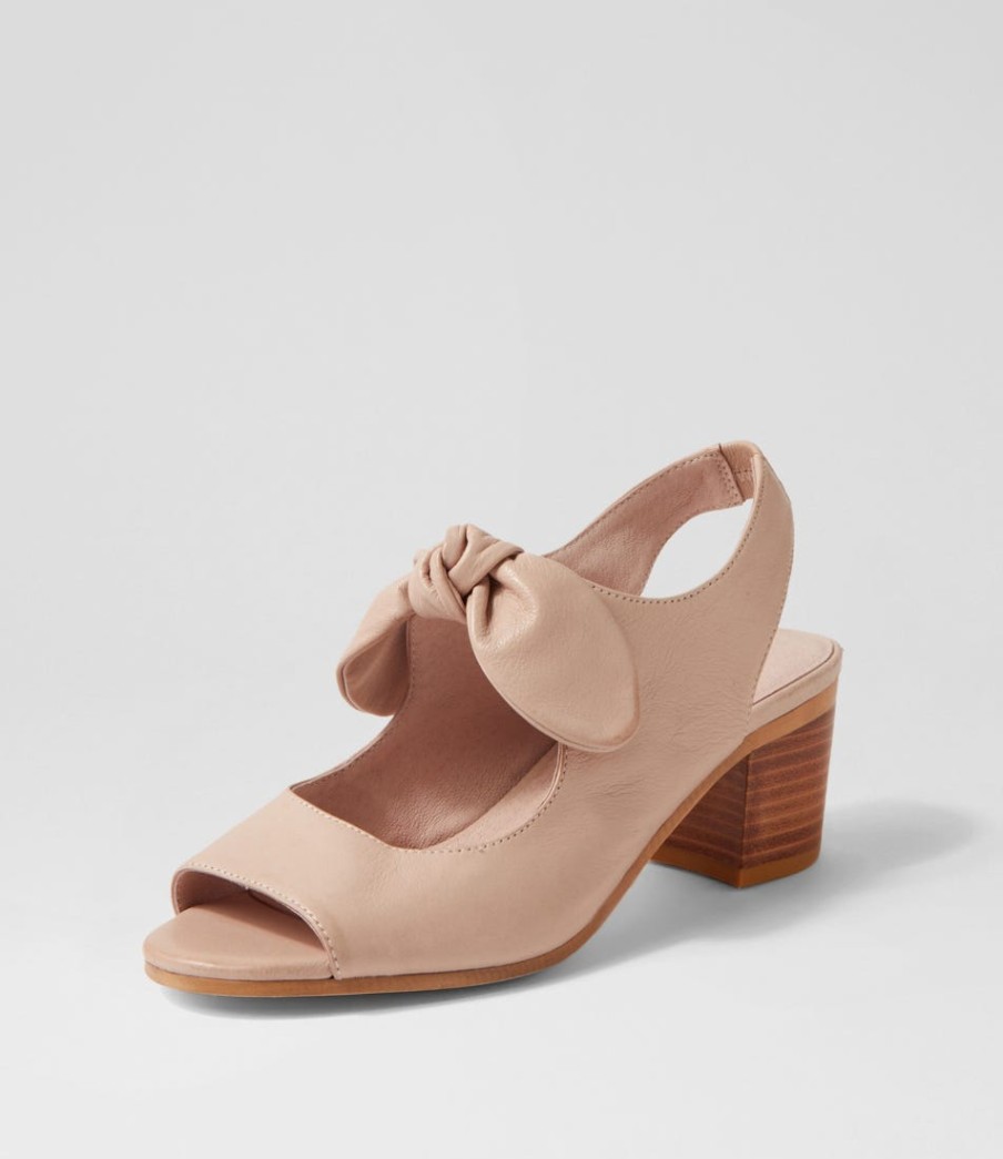 DJANGO & JULIETTE Bassell Cafe Leather Sandals | Heels