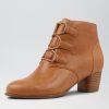 ZIERA George W Tan Leather Lace Up Boots | Boots