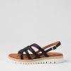 ARA Jamaika 3 Schwarz Leather Sandals | Comfort