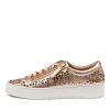 DJANGO & JULIETTE Leitha Rose Gold Leather | Sneakers