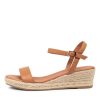 DJANGO & JULIETTE Shielay Lrg Dk Tan | Espadrilles