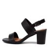 DJANGO & JULIETTE Calons Black Leather | Heels