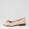 DJANGO & JULIETTE Dell Dusty Pink Leather Ballet Flats | Flats