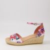 DJANGO & JULIETTE Skip Poppy Natural Rope Leather Espadrilles | Espadrilles