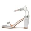 MOLLINI Gessie Silver Leather | Heels