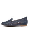 ZIERA Cindra Xf Navy Leather Loafers | Loafers