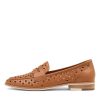 DJANGO & JULIETTE Balder Dark Tan Leather Loafers | Loafers