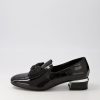 DJANGO & JULIETTE Grenada Black Patent Jewels Heels | Loafers