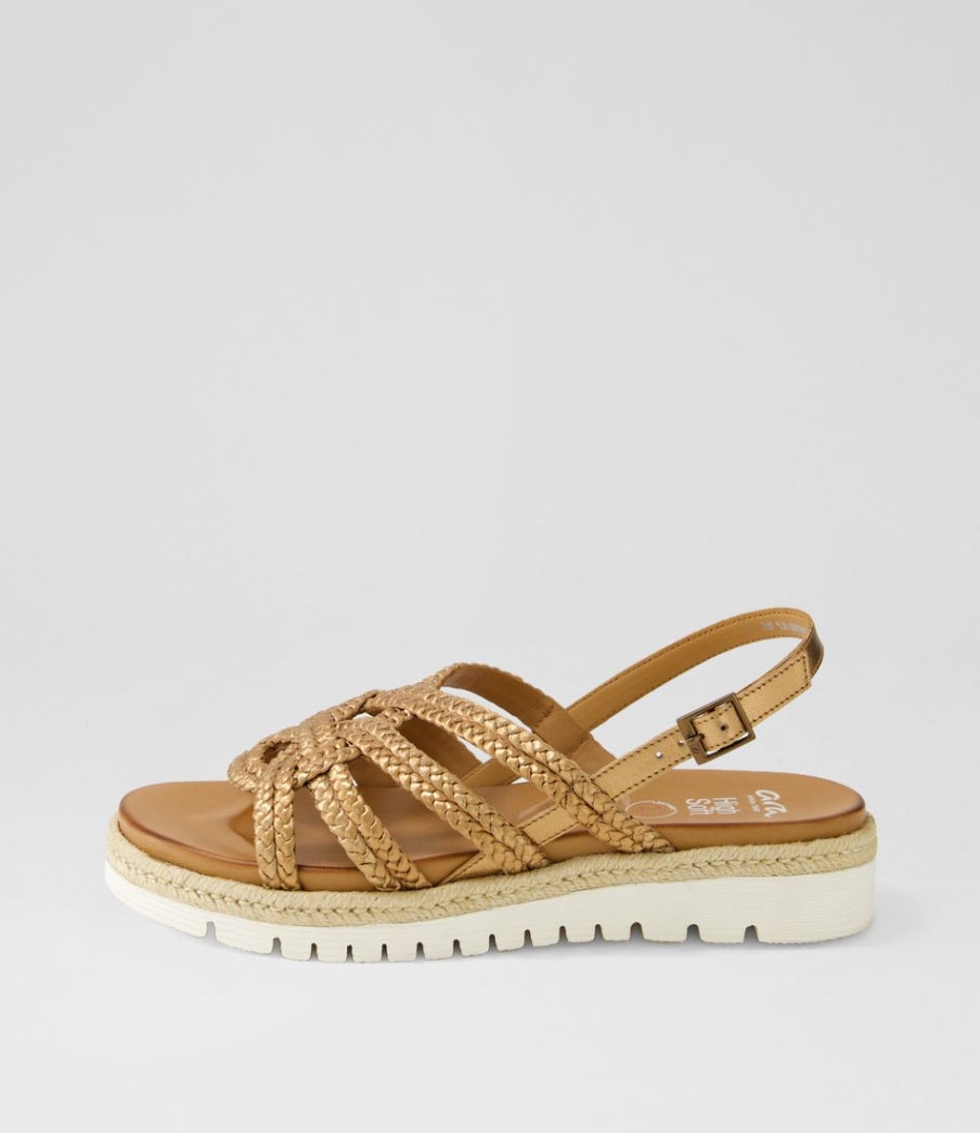 ARA Jamaika 3 Whiskey Leather Sandals | Comfort