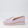 TOP END Oclem Lilac Patent Leather Loafers | Loafers