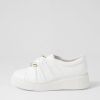 DJANGO & JULIETTE Yolla White Leather Sneakers | Sneakers