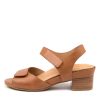 ZIERA Ava Xw Tan Leather | Heels