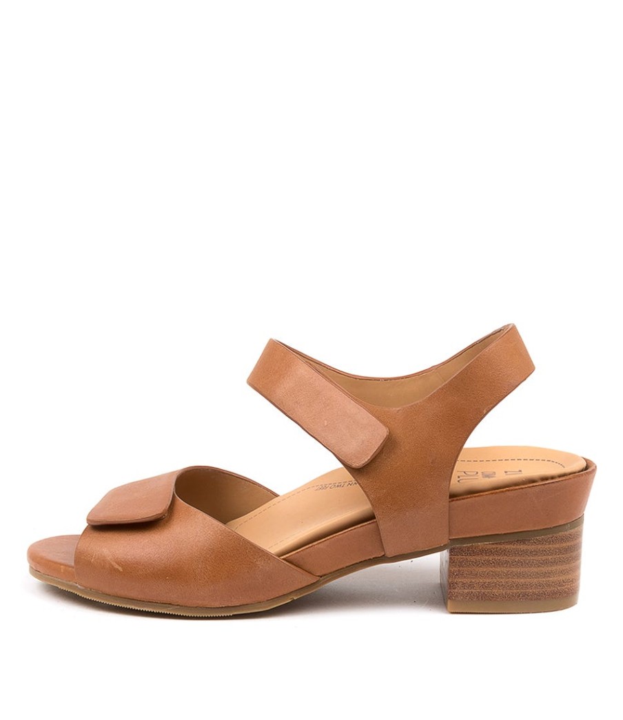 ZIERA Ava Xw Tan Leather | Heels