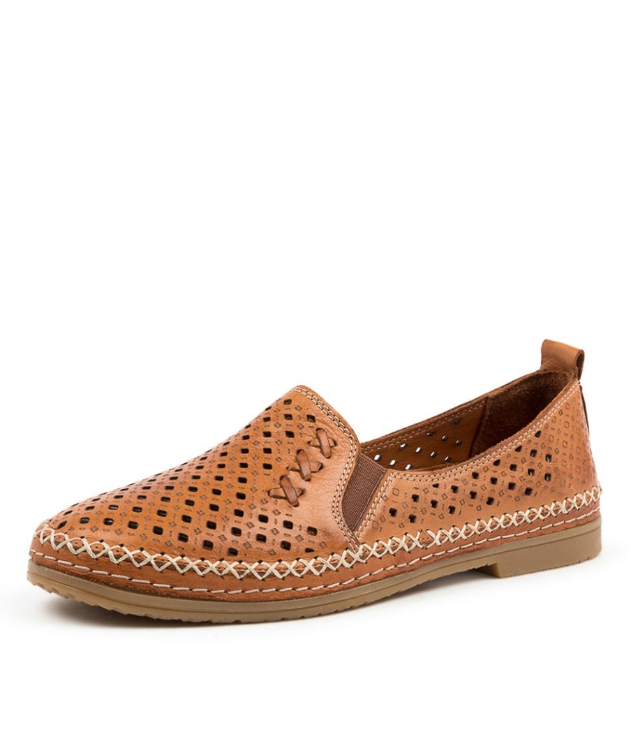 DIANA FERRARI Belra Tan Leather | Loafers