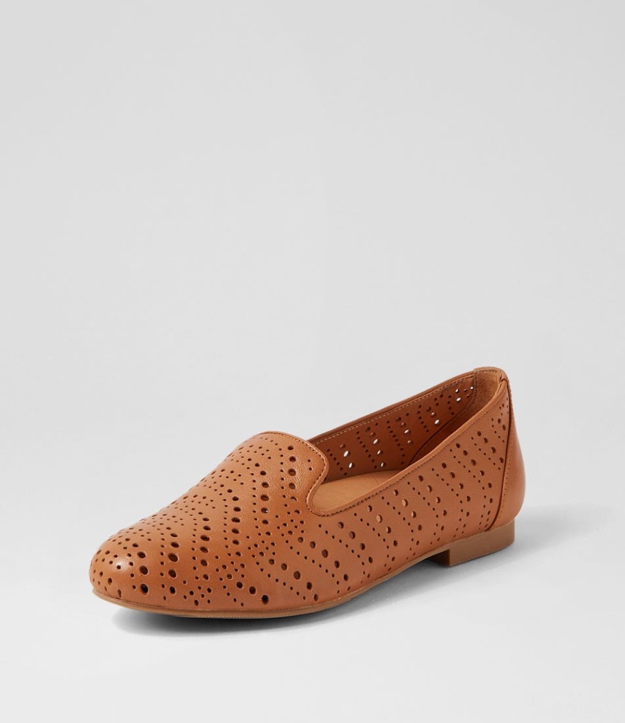 ZIERA Calbert Xf Tan Leather Loafers | Loafers