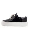 DJANGO & JULIETTE Shelina Black Patent Leather Sneakers Ws | Sneakers