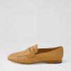 DJANGO & JULIETTE Ulani Dark Tan Leather Loafers | Loafers