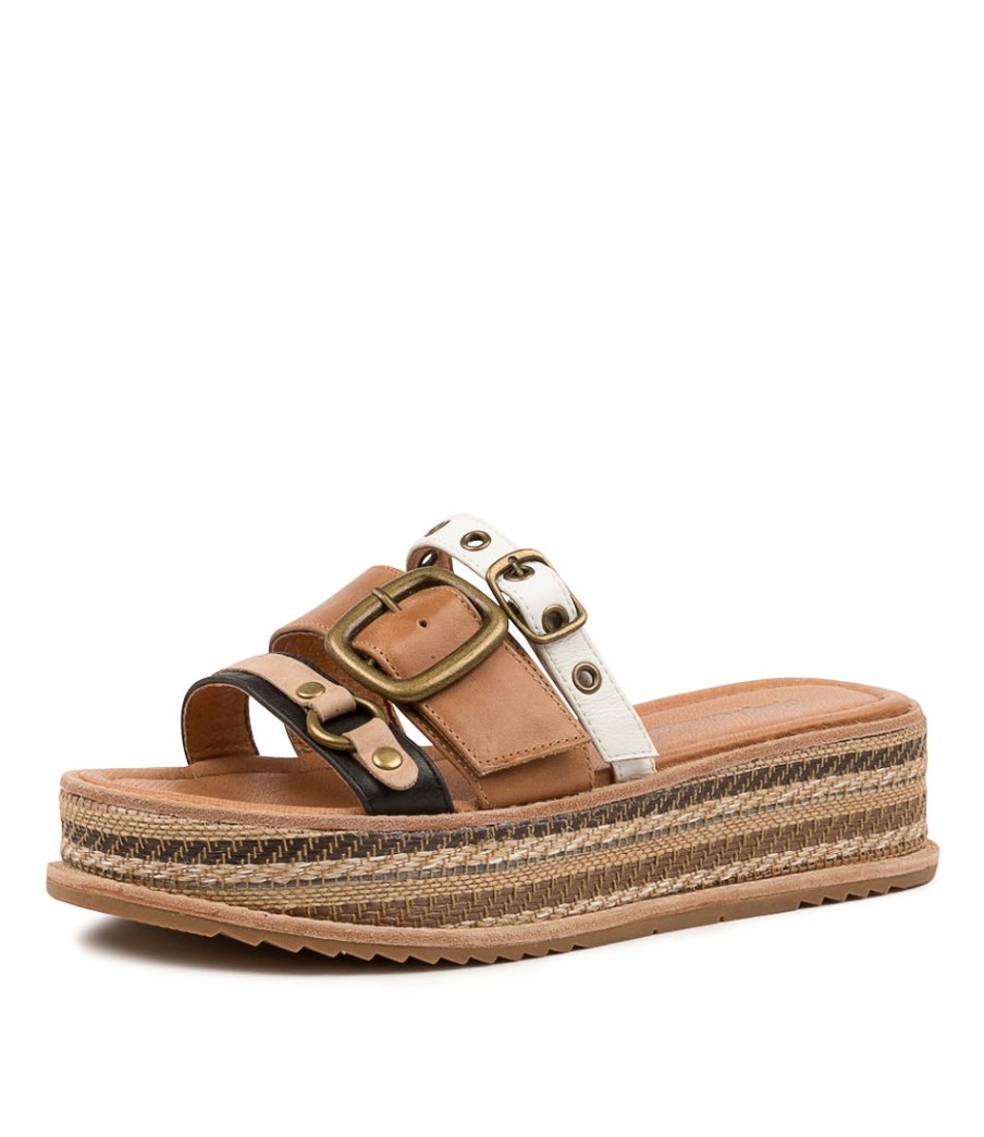 DJANGO & JULIETTE Vitan Tan Multi | Espadrilles