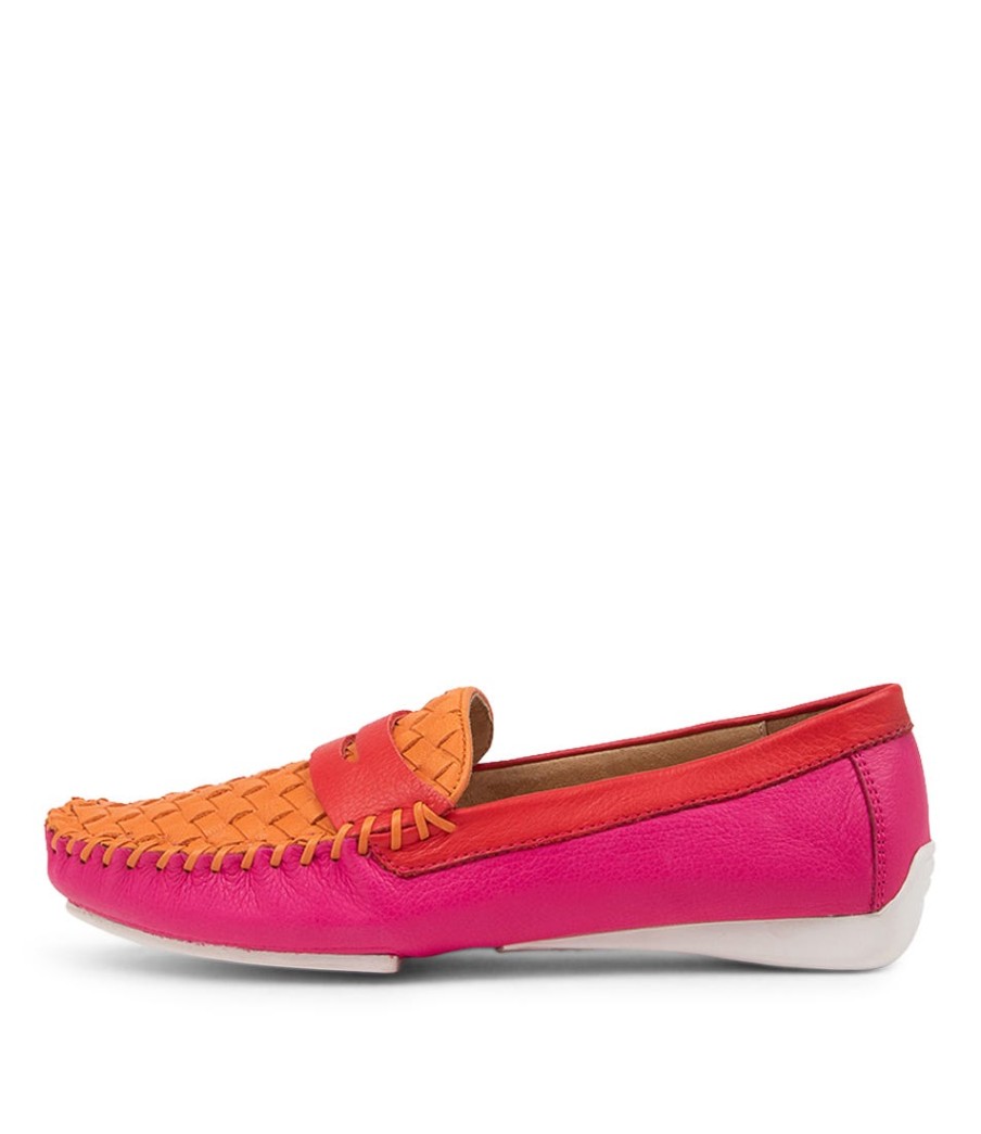 DJANGO & JULIETTE Larikan Bright Leather Loafers | Loafers