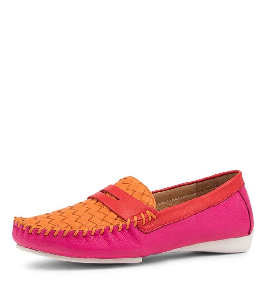 DJANGO & JULIETTE Larikan Bright Leather Loafers | Loafers