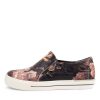 ZIERA Ambera W Antique Floral Leather Sneakers | Sneakers