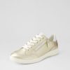 ARA Roma 1 Platinum White Leather Sneakers | Comfort