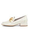 DJANGO & JULIETTE Vivandy White Shrunken Patent Heels | Loafers