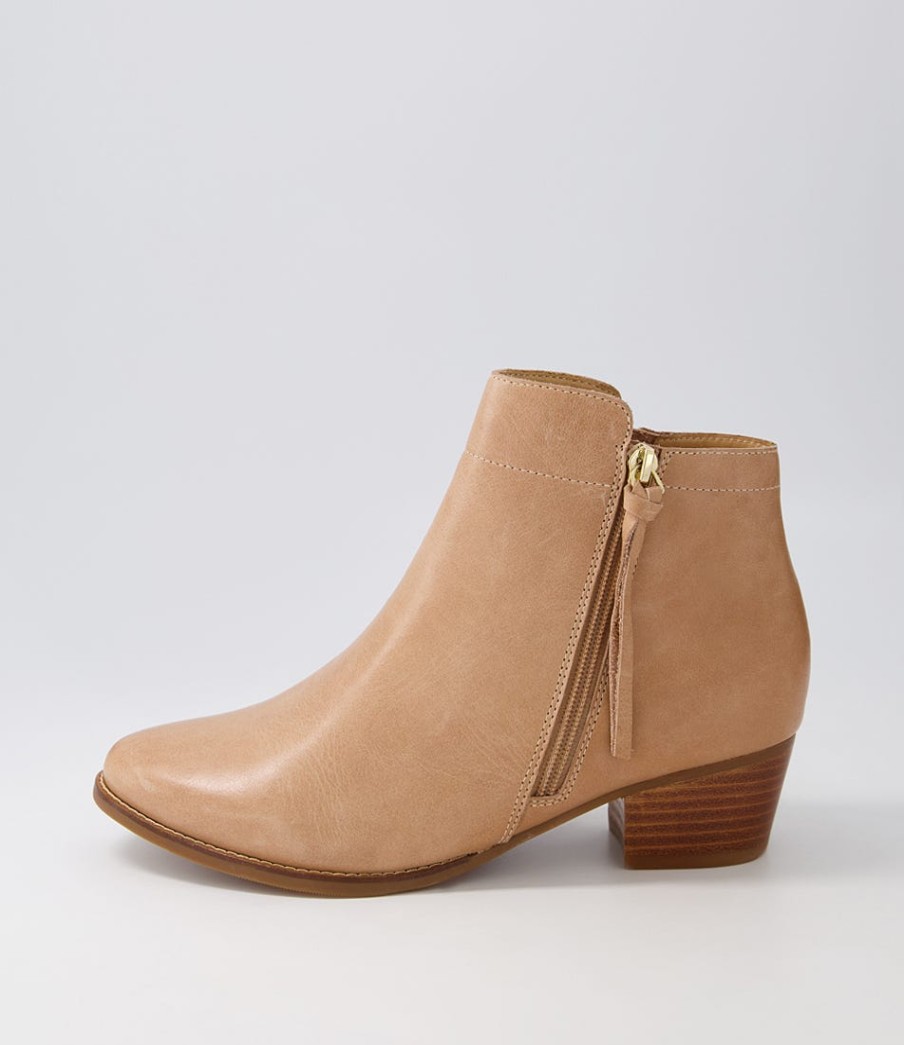 ZIERA Vendas Xf Cappuccino Leather Ankle Boots | Boots