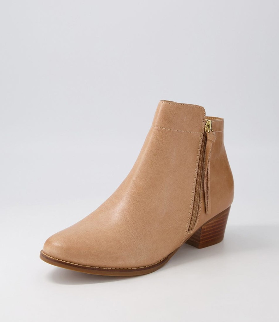 ZIERA Vendas Xf Cappuccino Leather Ankle Boots | Boots