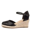 ZIERA Autumn W Black Leather | Espadrilles