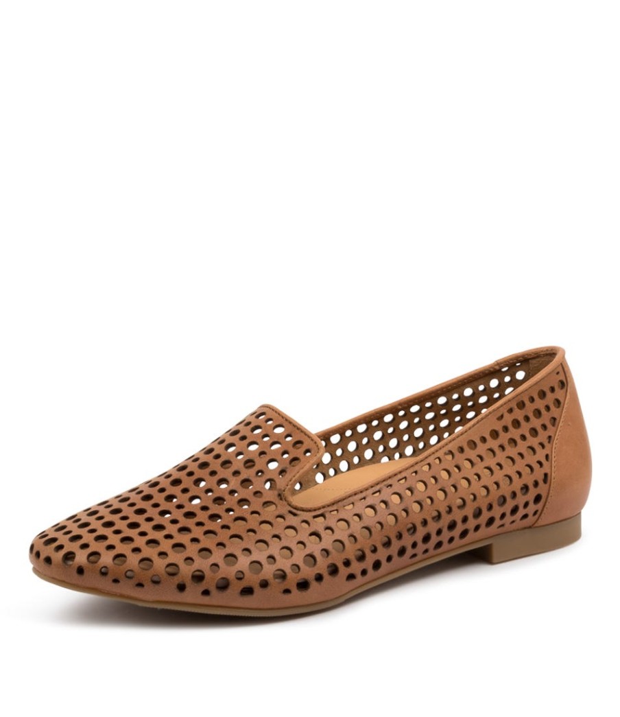 ZIERA Cindra Xf Tan Leather | Loafers