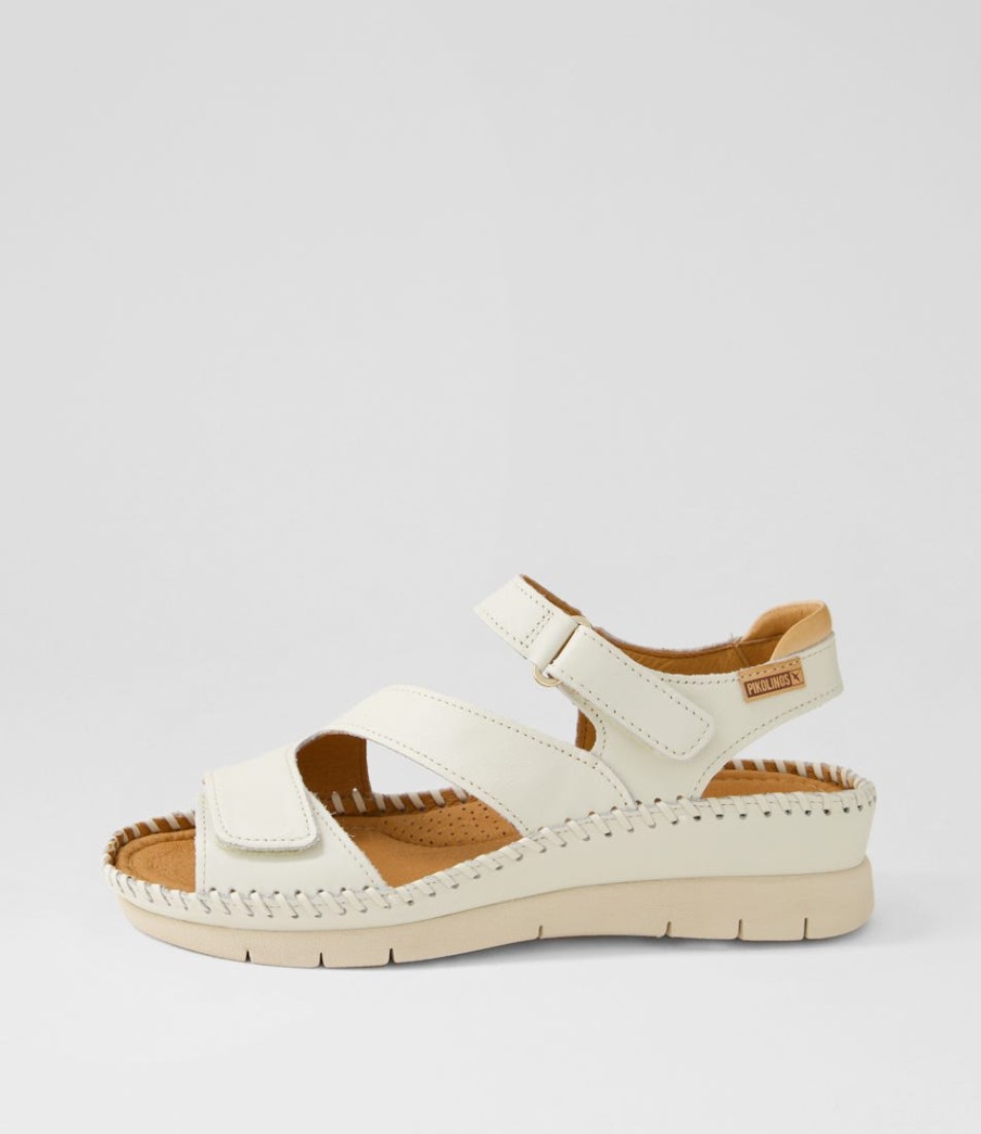 PIKOLINOS Altea 31 Nata Leather Sandals | Flats