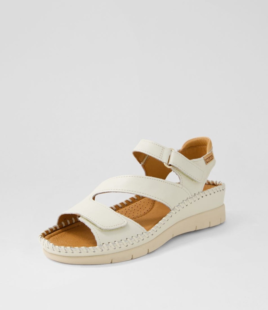 PIKOLINOS Altea 31 Nata Leather Sandals | Flats