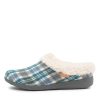 ZIERA Fifi Xw Blue Check Fabric | Comfort