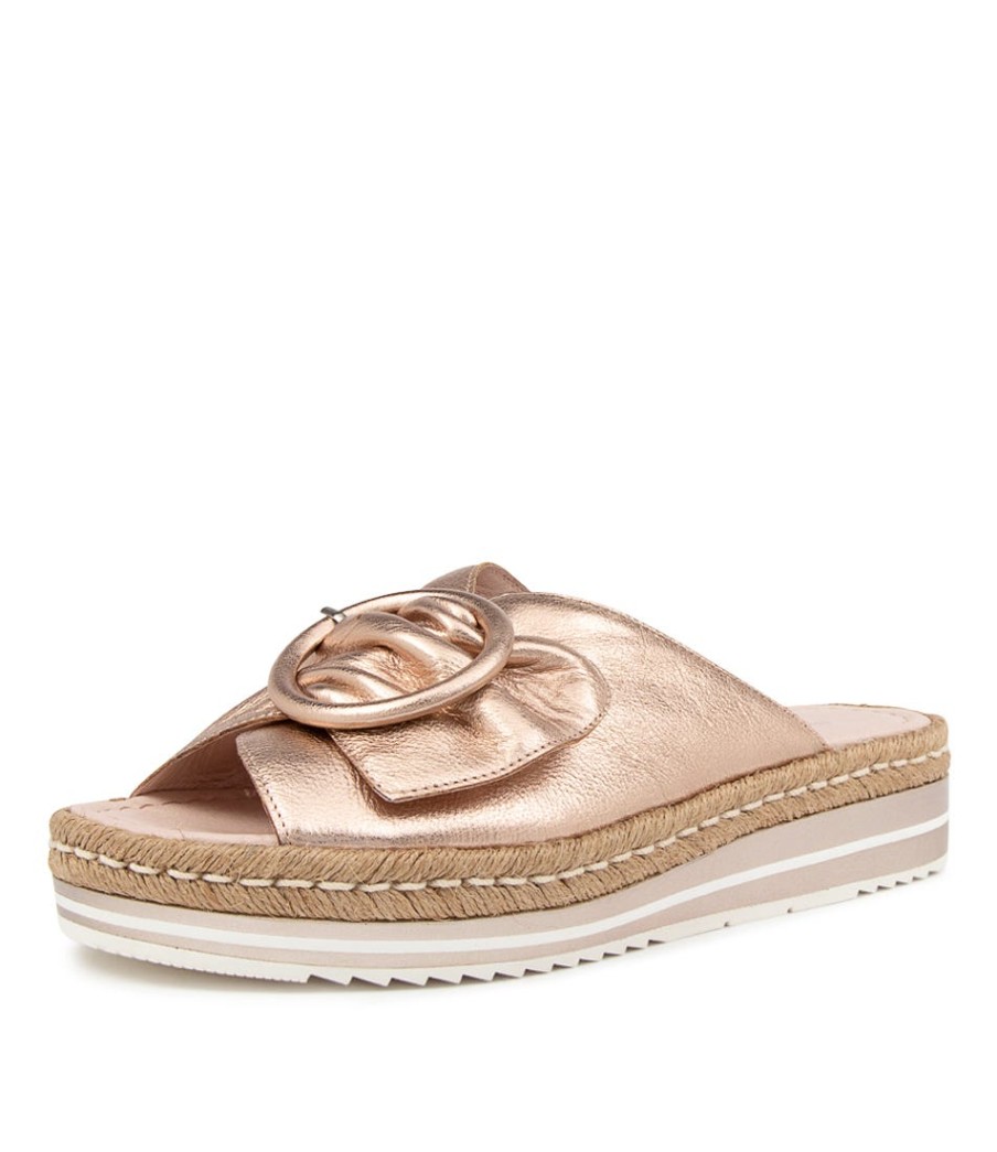 DJANGO & JULIETTE Arturo Lrg Pale Rose Gold | Espadrilles