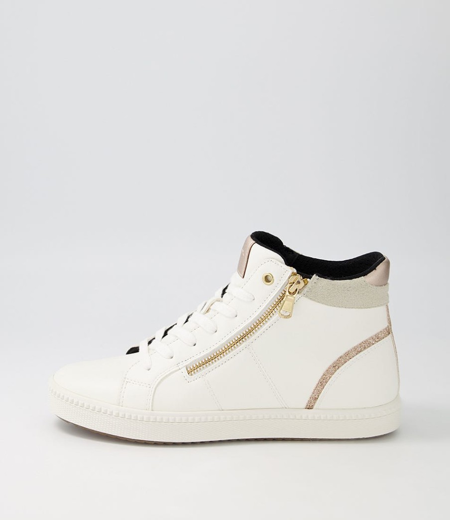 GEOX D Blomiee B White Syn Leather Sneakers | Sneakers