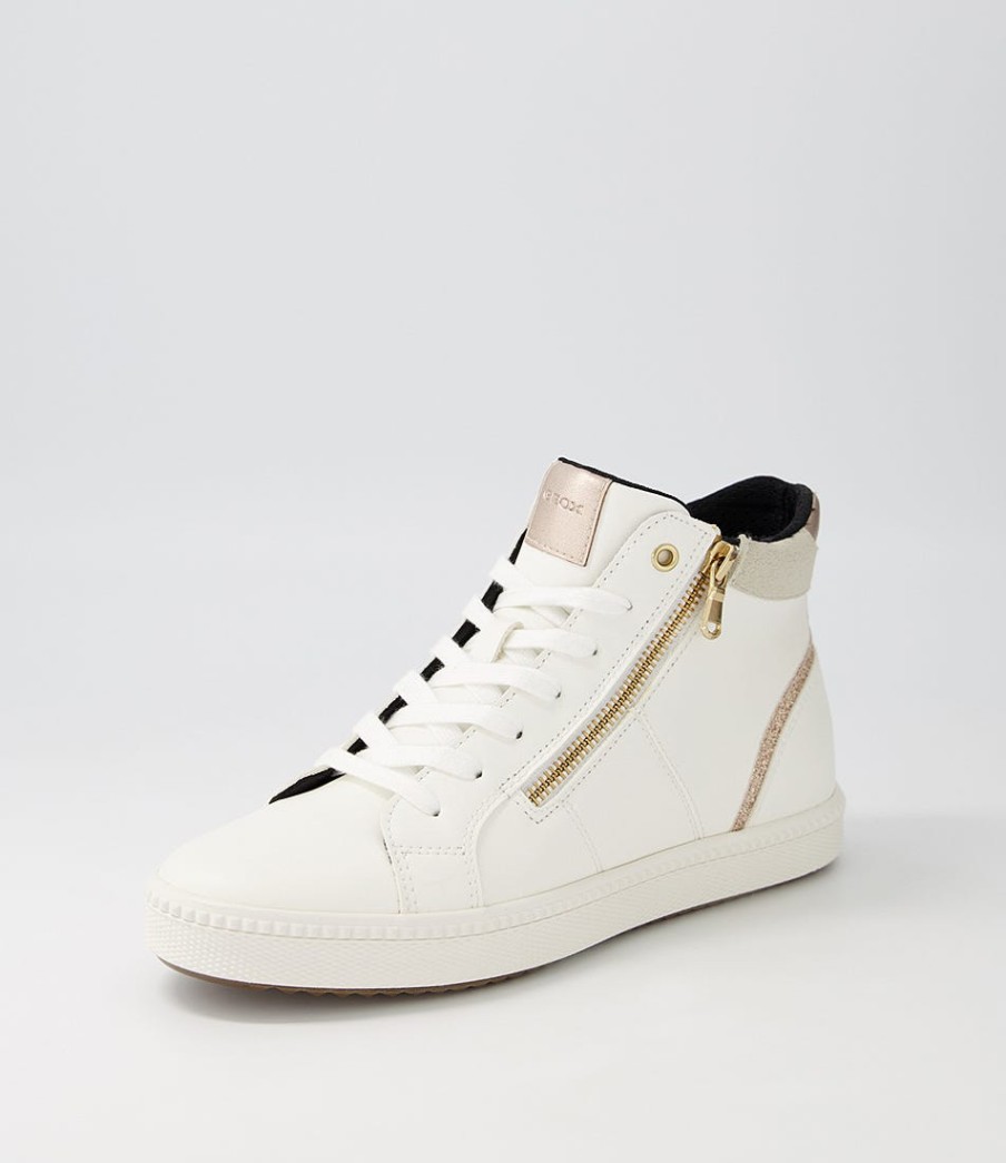 GEOX D Blomiee B White Syn Leather Sneakers | Sneakers