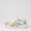 ZIERA Fox Xf White Fields Leather Sneakers | Comfort