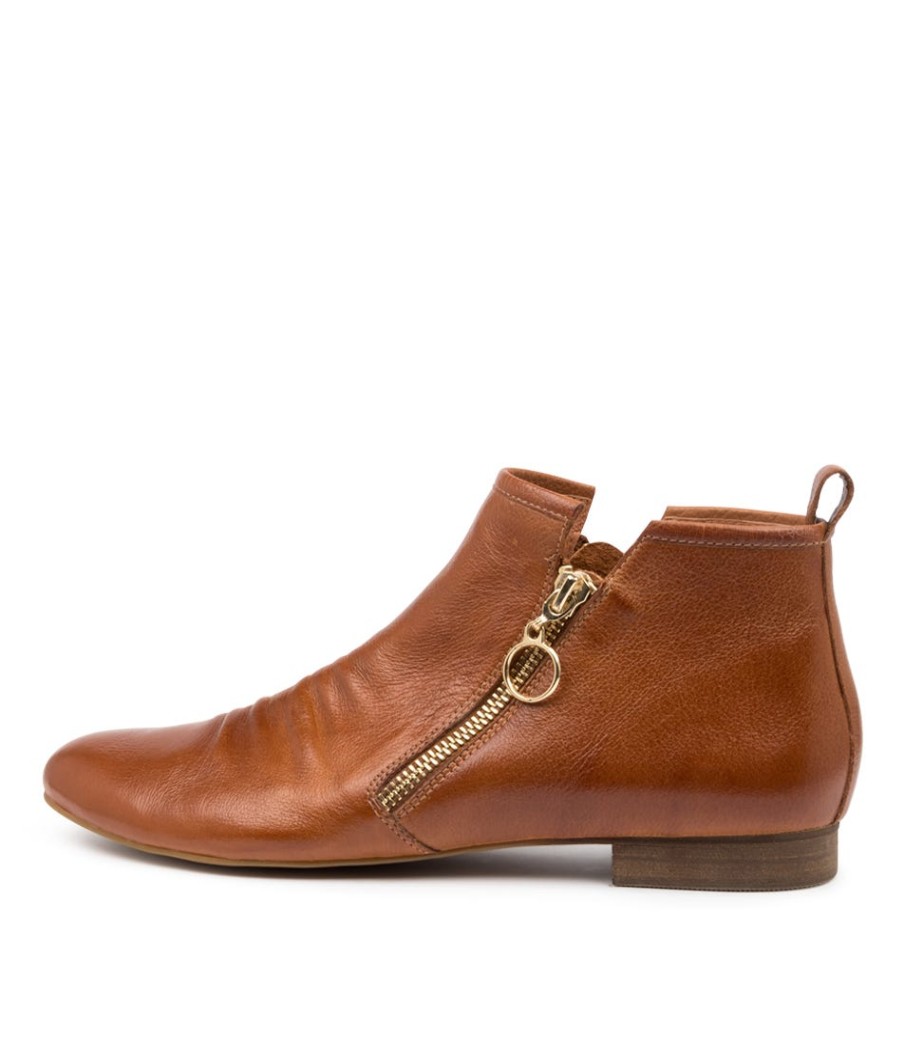 DJANGO & JULIETTE Gingerly Tan Leather | Boots