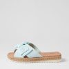 DJANGO & JULIETTE Stannis Pale Blue Fabric Espadrilles | Espadrilles