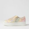 DJANGO & JULIETTE Wolfies Rainbow Multi Leather Sneakers | Wedges