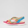 ZIERA Bellmont W Bright Multi Leather Sandals | Flats