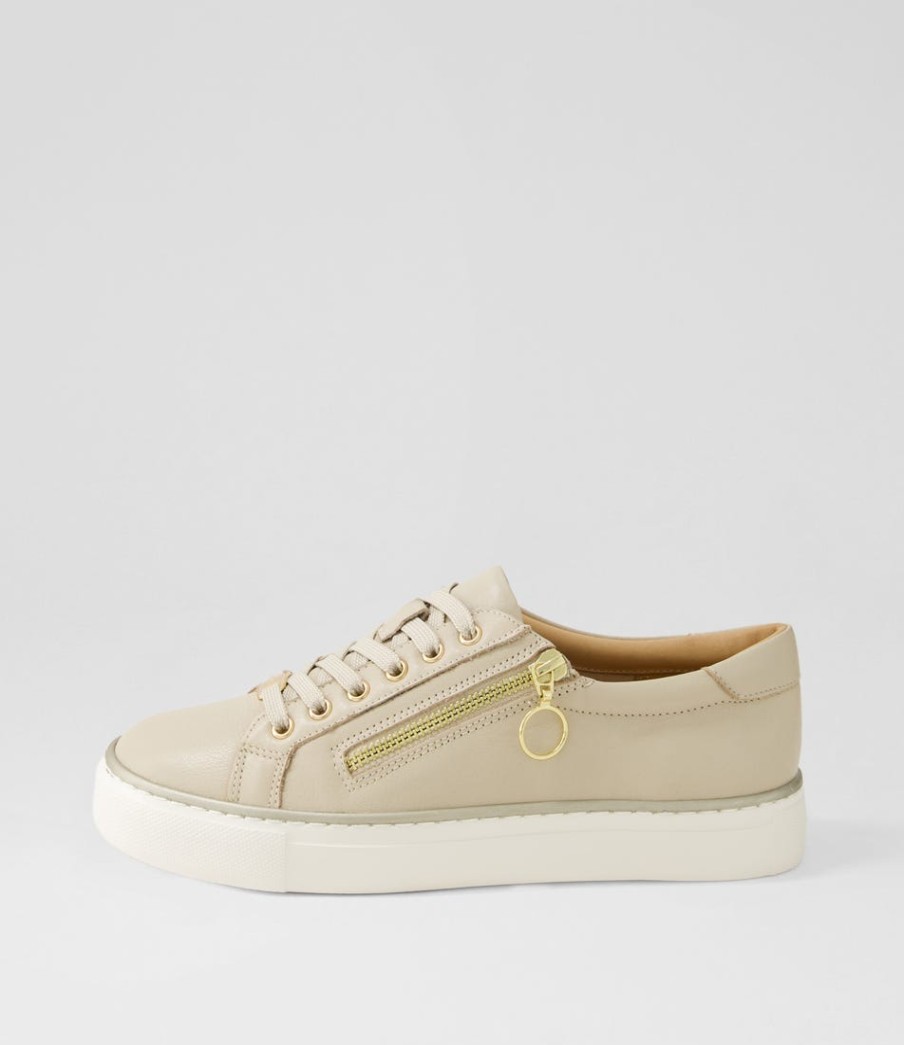 ZIERA Pamela Xf Almond Leather Sneakers | Sneakers