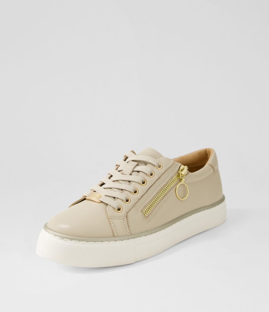 ZIERA Pamela Xf Almond Leather Sneakers | Sneakers