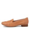 DIANA FERRARI Tilony Dark Tan Leather Loafers | Loafers