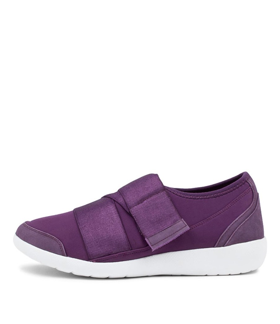 ZIERA Urban Ff Purple Neoprene Sneakers | Comfort