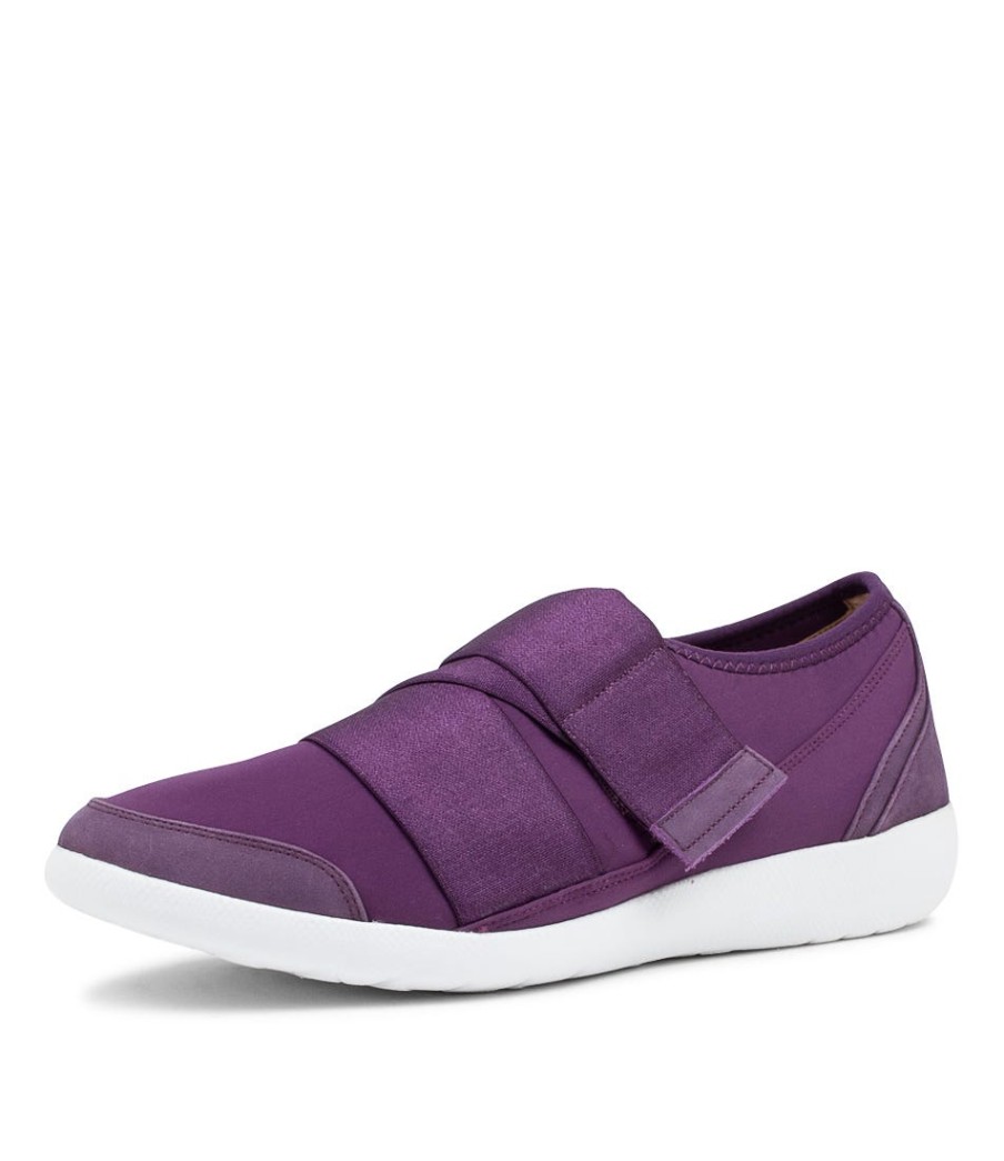 ZIERA Urban Ff Purple Neoprene Sneakers | Comfort